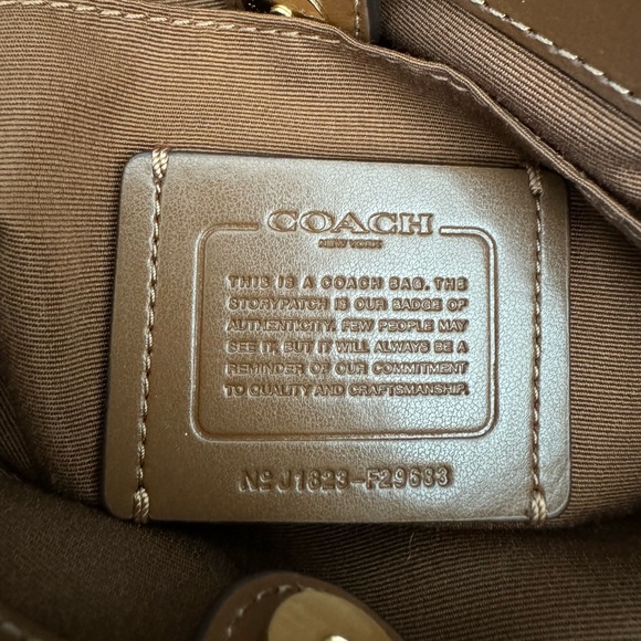 💕Beautiful💕 COACH Sage Series Crossbody monogram signature handbag purse - Picture 6 of 16